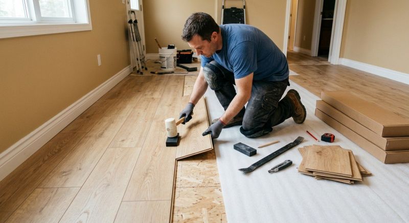 Laminate Floor Installation in North Andover, MA