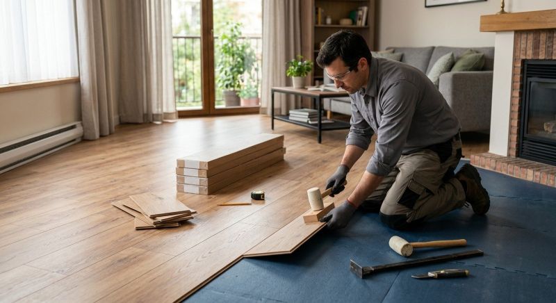 Laminate Floor Installation in North Chelmsford, MA