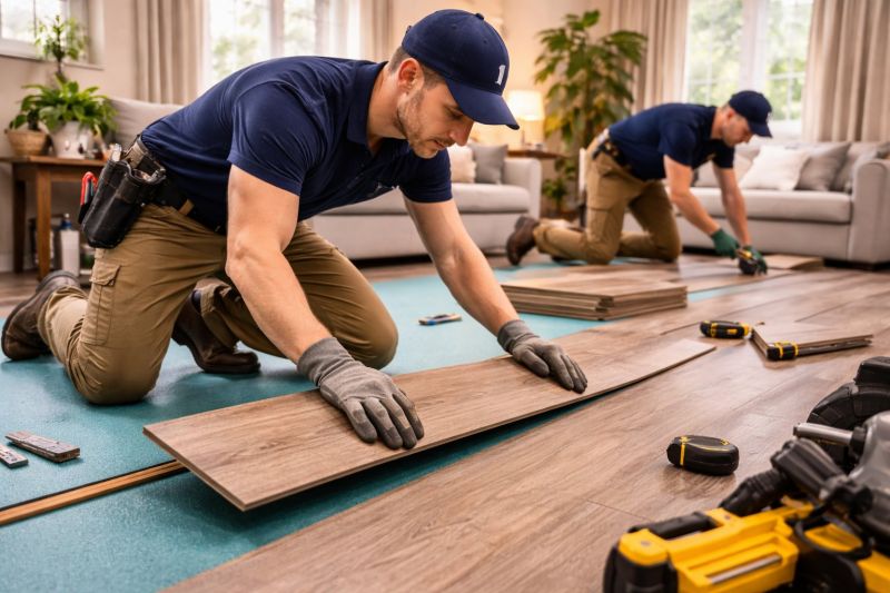 Laminate Floor Replacement in Clinton, MA