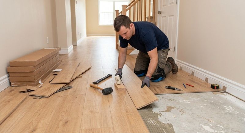 Laminate Floor Replacement in Everett, MA