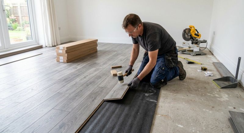 Laminate Floor Replacement in Lexington, MA