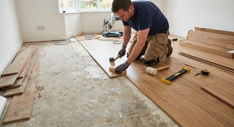 Laminate Floor Replacement in Lowell, MA