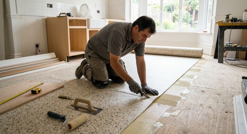 Linoleum Floor Installation in Ashby, MA
