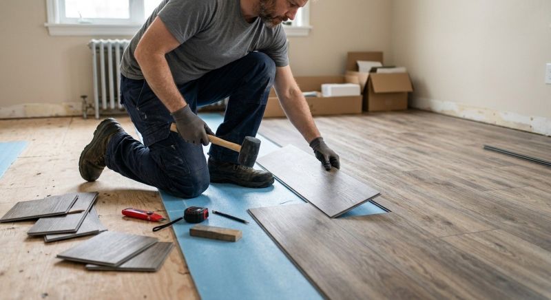 Linoleum Floor Installation in Groton, MA