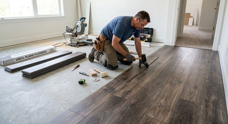 Linoleum Floor Installation in Newton, MA
