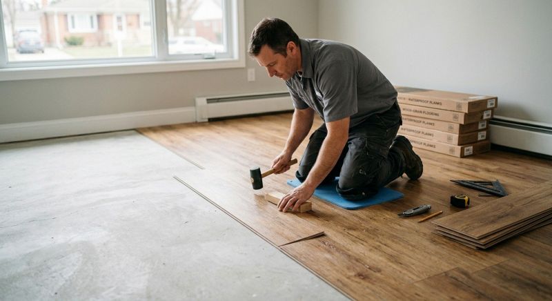 Linoleum Floor Installation in Tyngsboro, MA