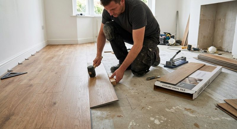 Luxury Vinyl Tile Installation in Lancaster, MA