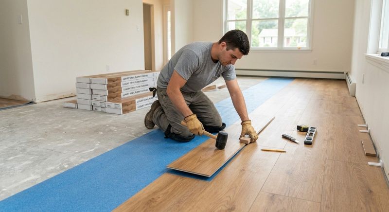 Lvt Flooring Installation in Wellesley, MA