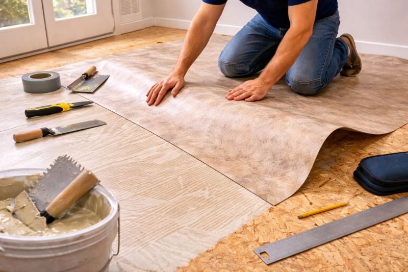Sheet Flooring Installation in Brookline, MA