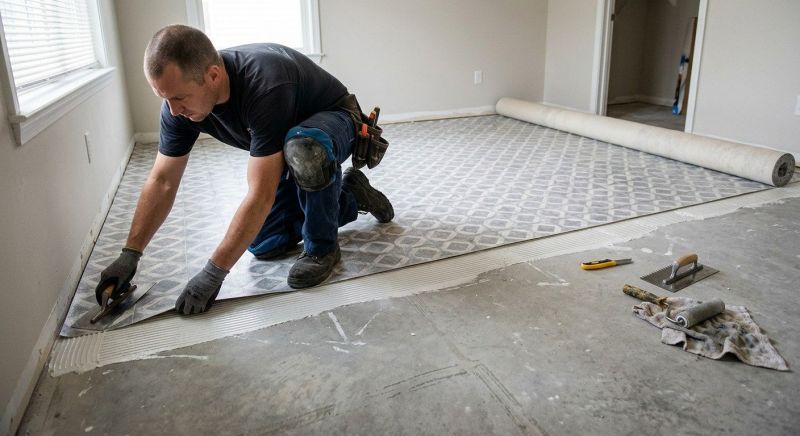 Sheet Flooring Installation in Hudson, NH