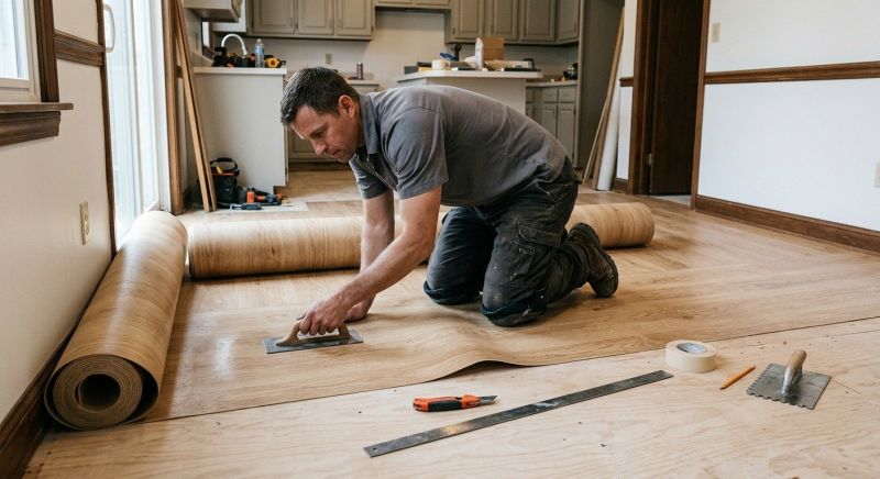 Sheet Flooring Installation in Natick, MA