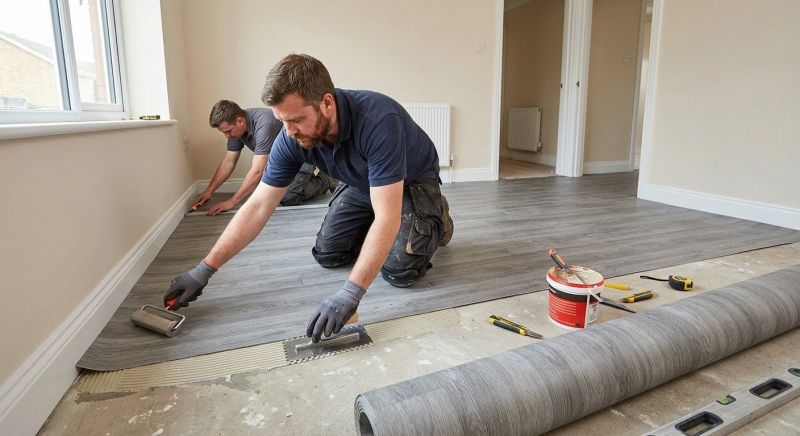 Sheet Vinyl Installation in Derry, NH