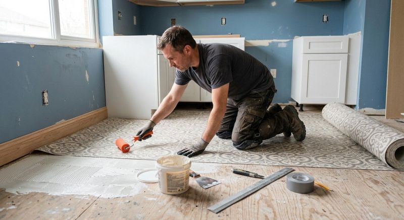 Sheet Vinyl Installation in Wilton, NH