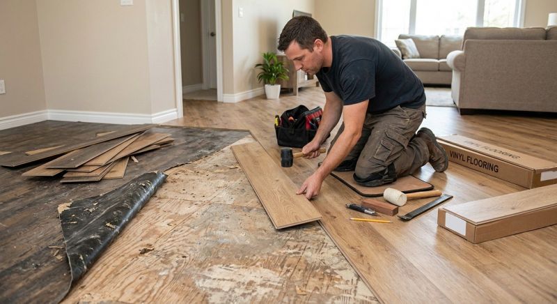 Vinyl Flooring Installation in Dunstable, MA