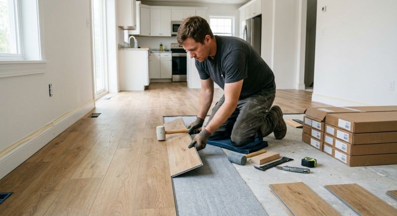 Vinyl Flooring Installation in Fitchburg, MA