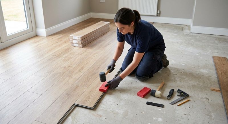 Vinyl Plank Floor Installation in Chelmsford, MA