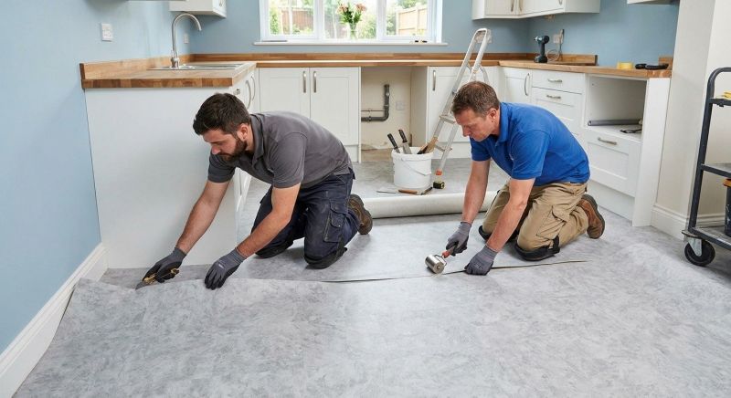 Sheet Linoleum Installation in Tyngsboro, MA